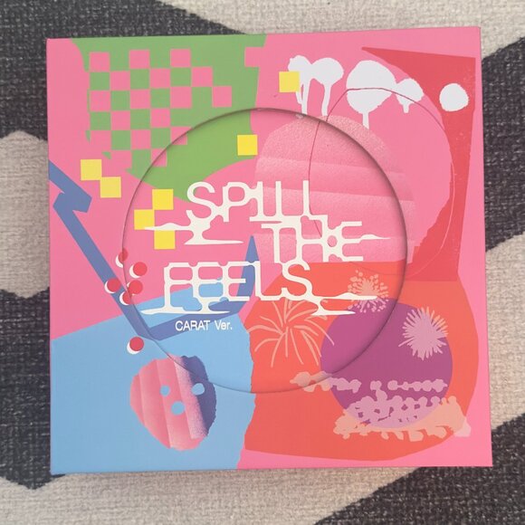 SEVENTEEN 12th Mini Album Spill the Feels – CARAT Ver. (Wonwoo Set)  K-Pop Album - Picture 2 of 3